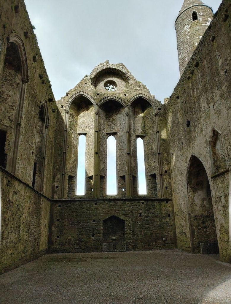 Rock of Cashel interior wall, Ireland 