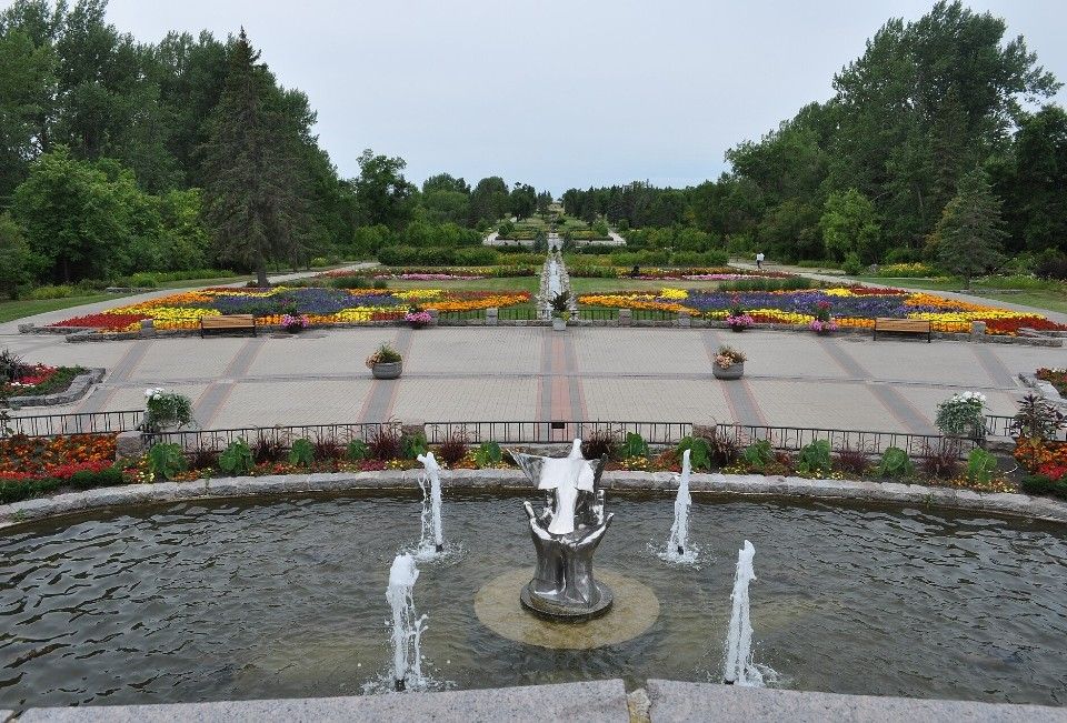 International Peace Garden at the U.S.–Canada border